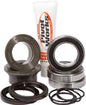 Pivot Works waterproof rear wheel collar kit for Kawasaki drive, part number 52-12223, shown with installation details.