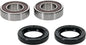 Pivot Works premium drive wheel bearing kit 22-51403P with metal bearings and components for motorcycle wheel maintenance.