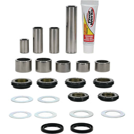Pivot Works suspension linkage rebuild kit 52-0821, durable motorcycle suspension repair component with detailed parts.