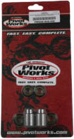 Pivot Works Swingarm Kit 52-0038 for motorcycle suspension, showing the assembled components and hardware in a close-up view.