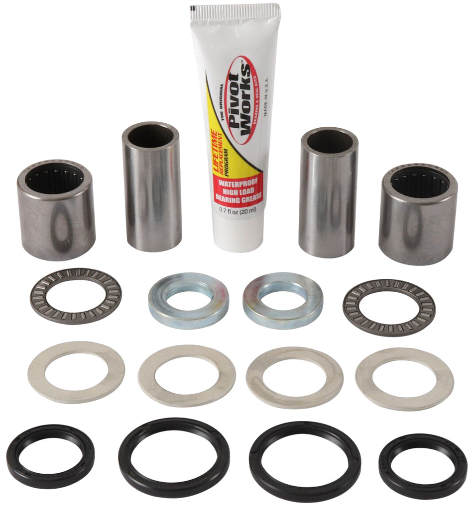 Pivot Works Swingarm Kit for Honda suspension model, including components for optimal bike stability and performance.