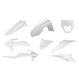 Polisport Plastics Enduro Kit With Mask White Ktm 64-90910