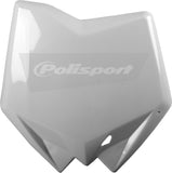 Polisport Plastics Front Number Plate White 64-69060
