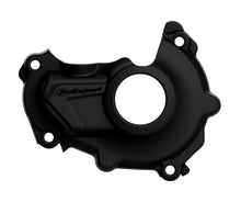Load image into Gallery viewer, Black Polisport Plastics ignition cover protector for motorcycle body, model 64-0851B, shown in the image.