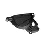 Polisport Plastics Beta black ignition cover protector body part for motocross bikes, shown on a white background.