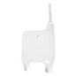 Polisport Plastics white number plate body for Honda CR125/250 motocross bikes, part number 64-868071, shown in the image.