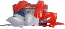 Load image into Gallery viewer, Red Polisport Plastics plastic body kit for motocross or dirt bikes, featuring durable, lightweight plastic panels.