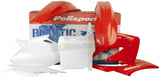 Polisport Plastics Plastic Body Kit Red/White 64-90109