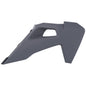 Polisport Plastics Nardo Grey radiator shroud for Hus 64-69027, motorcycle body accessory with detailed design.