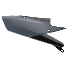Load image into Gallery viewer, Polisport Plastics Nardo Grey side body panels for motorcycle, showing the textured plastic panels with mounting points.