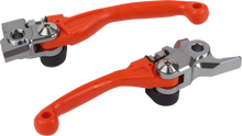 Load image into Gallery viewer, Polisport Plastics KTM pivot lever set for motorcycle, showing durable black levers with mounting hardware.