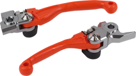 Polisport Plastics KTM pivot lever set for motorcycle, showing durable black levers with mounting hardware.