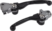Load image into Gallery viewer, Polisport Plastics KTM pivot lever set for motorcycle, showing close-up of durable levers with mounting hardware.