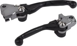 Polisport Plastics KTM pivot lever set for motorcycle, showing close-up of durable levers with mounting hardware.