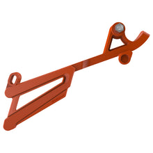 Charger l'image dans la galerie, Polisport Plastics orange front sprocket protector for KTM motorcycles, durable plastic sprockets guard in vibrant orange color.