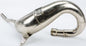 Pro Circuit P/C Platinum Pipe exhaust for motocross bikes, showing the sleek, polished metal pipe with branding details.
