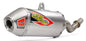 Pro Circuit T-6 stainless slip-on silencer for Kawasaki motorcycles, showcasing the exhaust with polished finish and branding details.