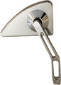 Pro-One Performance Mini TD V2 right chrome motorcycle mirror with a cut stem, designed for enhanced visibility and style.