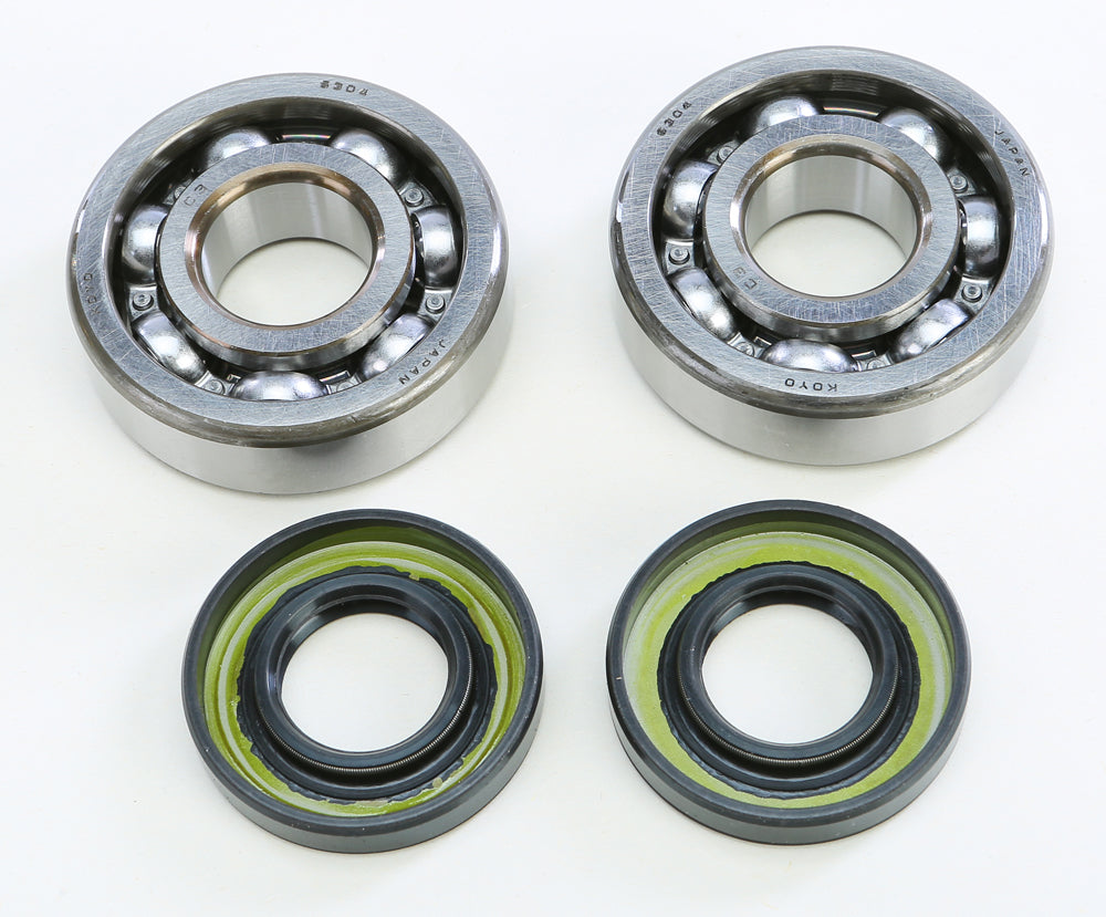 ProX Racing Parts engine crankshaft bearing and seal kit for Kawasaki and Suzuki models, includes bearings and seals.