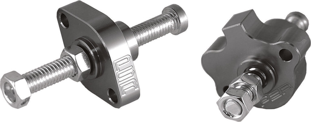 PSR engine cam chain tensioner 581-32008 showing metal components and mounting mechanism in a close-up image.