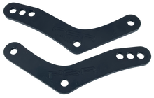 Load image into Gallery viewer, Black PSR suspension lowering link with 1-inch to 2-inch drop, designed for improved ride height and handling.