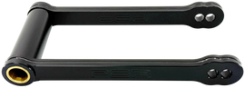 Black PSR suspension lowering link with 1 to 3-inch drop, designed for vehicle suspension adjustment.