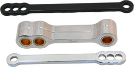 Black PSR suspension lowering link with 2.5/4.5 inch drop for Suzuki vehicles, designed for improved ride height and handling.