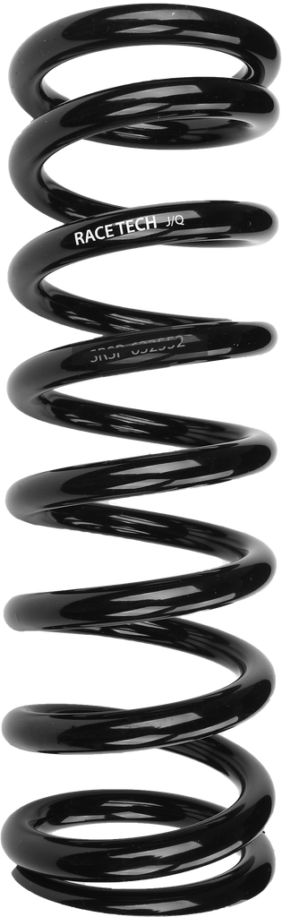 Race Tech suspension shock spring, progressive type 201-6023P45, designed for motorcycle or vehicle suspension systems.