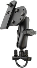Load image into Gallery viewer, Ram Hand Gun Holster Handlebar Mount accessory securely attaches a holster to motorcycle or bike handlebars for easy access.