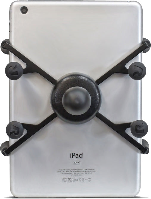 Ram X-Grip II small tablet holder with 1-inch ball mount, versatile accessories for secure tablet mounting.