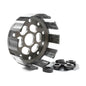 Rekluse clutch basket for Yamaha motorcycle, part number 156-4684, showing the black metal clutch basket with detailed fins.