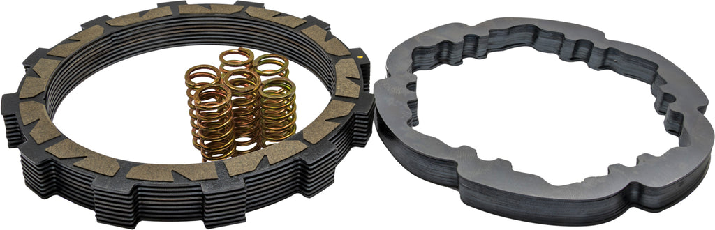 Rekluse TorqDrive Clutch Pack for Husaberg, Husqvarna, KTM motorcycles, showing the clutch components and packaging.