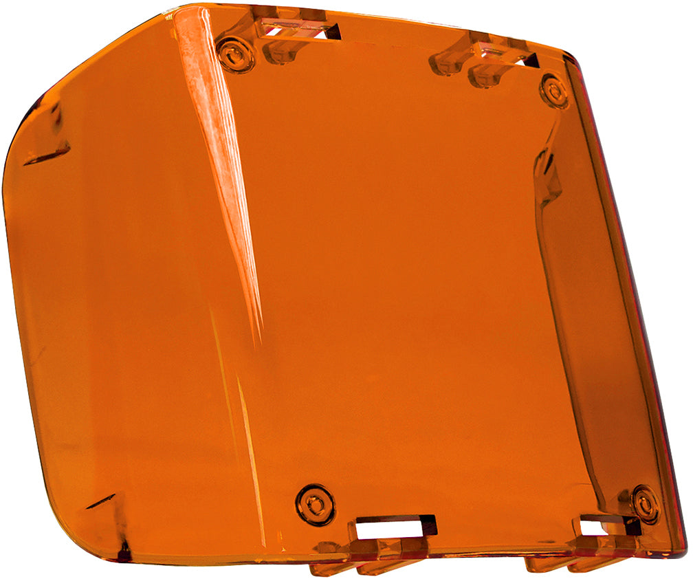RIGID Industries D-Ss Series light cover in amber for off-road LED lights, durable and protective for vehicle lighting.