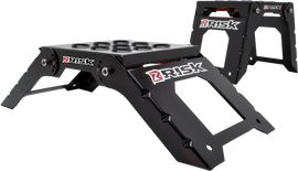 Risk Racing Adjustable Starting Blocks for accessories, featuring sturdy construction and adjustable height for track and sprint events.