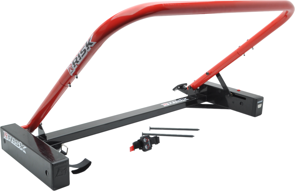 Risk Racing Holeshot Pro Starting Gate electronic accessory with control unit and wiring for motocross racing.