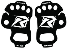 Load image into Gallery viewer, Risk Racing Ultra Thin Black Palm Protectors for Sm/Md, designed for enhanced grip and comfort in motorcycle riding.