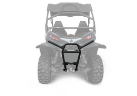 RIVAL POWERSPORTS USA rear bumper body part, black metal design with mounting brackets for off-road vehicle.