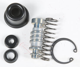 Shindy rear master cylinder kit for brakes, shown in black with metal components, designed for motorcycle brake systems.