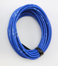 Blue Shindy electrical wiring cable, 14A/12V, 13 feet long, suitable for electrical projects, with durable insulation and connectors.