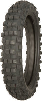 Shinko 525 Series rear motorcycle tire, 90/100-16 size, bias ply, designed for off-road or touring use, with tread pattern visible.