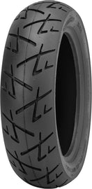 Shinko SR009 Raven rear motorcycle tire 120/70-12 M/C 51J TL with tread pattern and sidewall details.