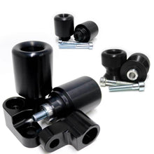 Load image into Gallery viewer, Shogun Industries Black Complete Slider Kit for body, model 71-1283, shown installed on a vehicle with black finish.