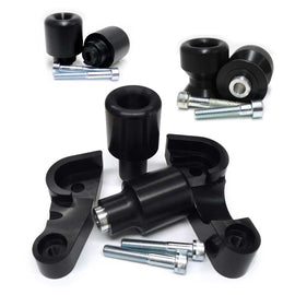 Black Shogun Industries Complete Slider Kit for body, featuring metal components and mounting hardware for vehicle customization.