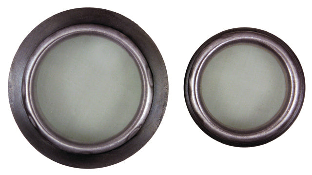 SLP Performance Ea/Flow Rite 2-inch grommet mount air filter, model 59-7287, with pleated filtration media and black rubber frame.