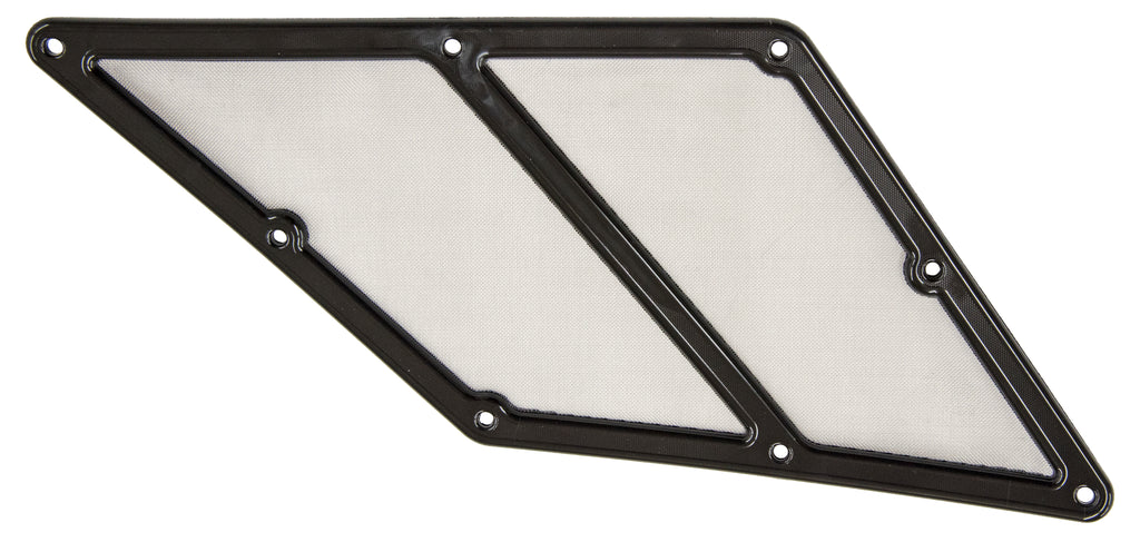 SLP Performance Hot Air Elim Kit left side for S-D 59-72624, automotive air filter component with black plastic and metal parts.