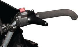 SLP Performance control hook with micro tack grip for aluminum handlebars, ideal for motorcycle hand controls, model 44-8386.