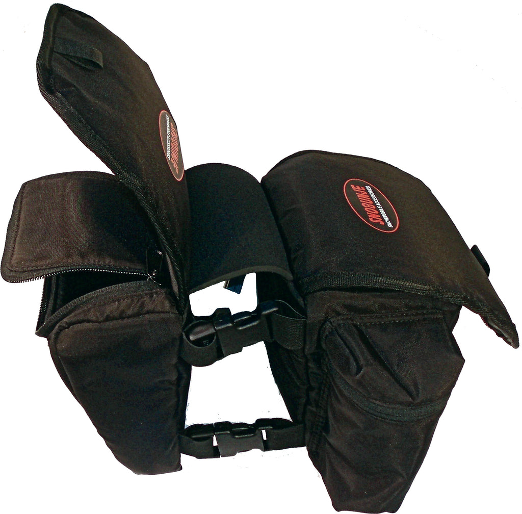 Snobunje Handlebar Bag 29-1014 accessory mounted on a bicycle handlebar for carrying essentials.