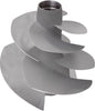 Solas Twin Prop Impeller 15/21a drive system with black plastic blades and metal hub, designed for marine boat engines.