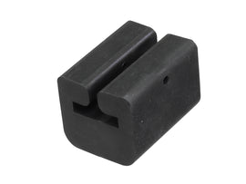 SP1 slide rail bumper for AC/YAM body, part number 54-41714, shown in a close-up view with metal components and mounting features.