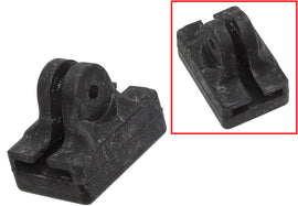SP1 SP1 Slide Rail Bumper Pad S-D 54-41775 attached to a vehicle body component, showing the bumper pad's protective design.